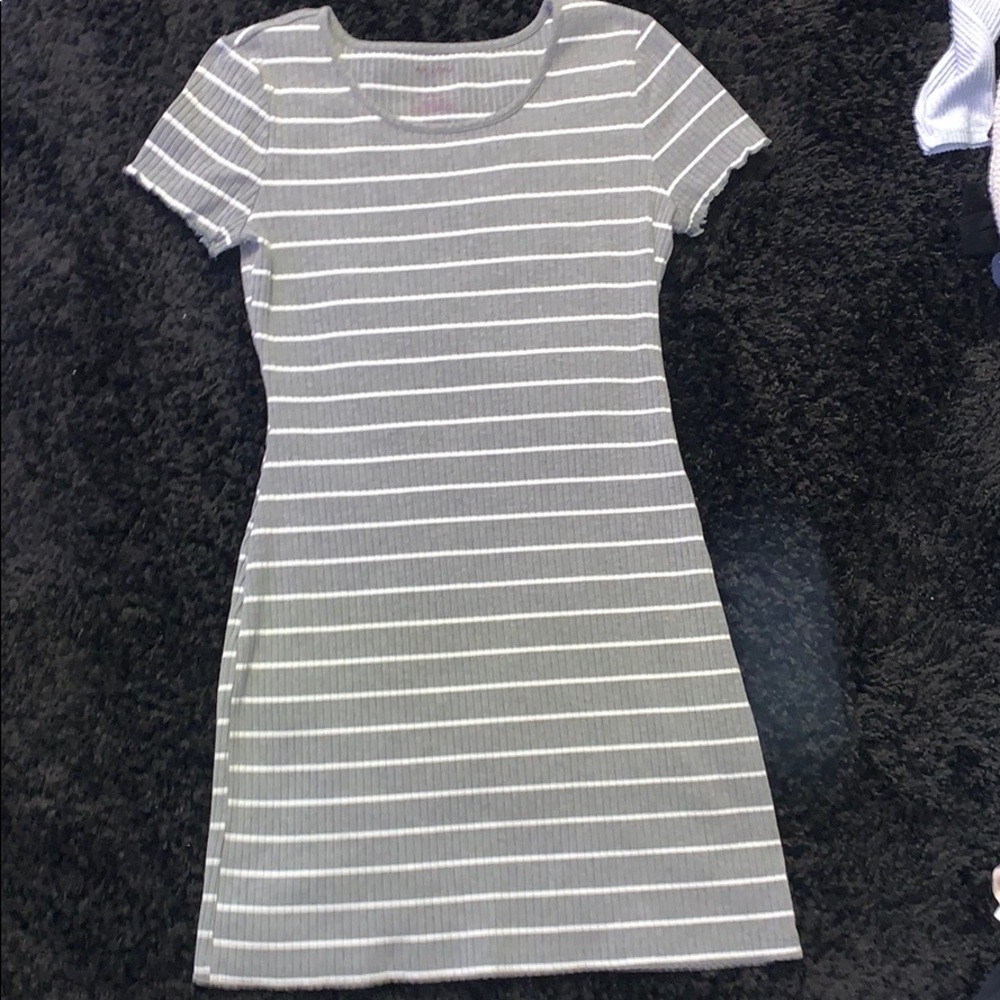 short gray dress